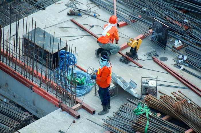 Roofing and exterior contractor crew